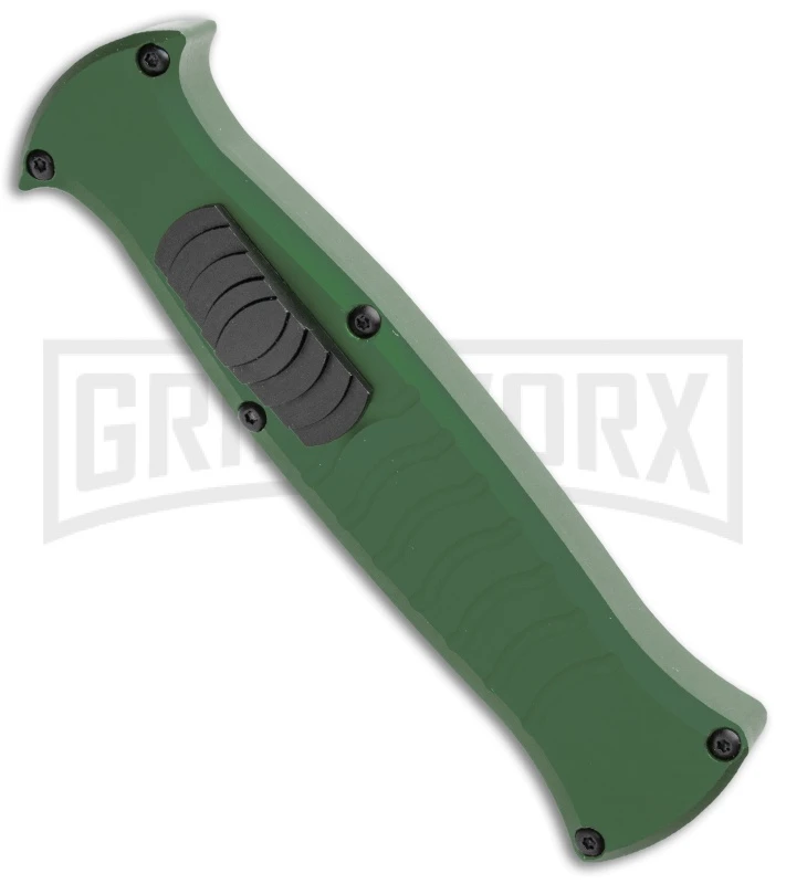 AKC X-treme EVO Green OTF Automatic Knife - Satin Plain 4 AKC X-treme EVO Green OTF Automatic Knife - Satin Plain - Image 2