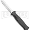 AKC X-treme EVO Black OTF Automatic Knife - Satin Plain Dagger -AKC Knives Shop AKC X treme EVO OTF Automatic Knife Black 3.5 Satin Dagger BHQ 119723 LS large