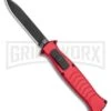 AKC X-treme EVO RB OTF Automatic Knife - Red Black Plain 1 AKC X-treme EVO RB OTF Automatic Knife - Red Black Plain -AKC Knives Shop AKC X treme EVO OTF Automatic Knife Red 3.5in Black EVO ROB BHQ 115345 LS large