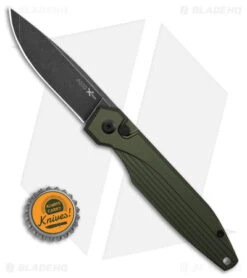 AKC X-treme Dandy Automatic Knife Green Aluminum (3.1" Black Stonewash) 9 AKC X-treme Dandy Automatic Knife Green Aluminum (3.1" Black Stonewash) -AKC Knives Shop AKC Xtreme Dandy Green Aluminum AK Black SW BHQ 174571 td size