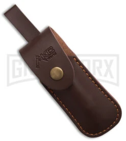 Automatic Italian Style Swinguard 9" Stag W/Clip - Damascus Bayonet Blade -AKC Knives Shop Italian Style Stiletto Swinguard Automatic Knife Stag Horn w clip 4in Damascus BHQ 188209 td sheath large