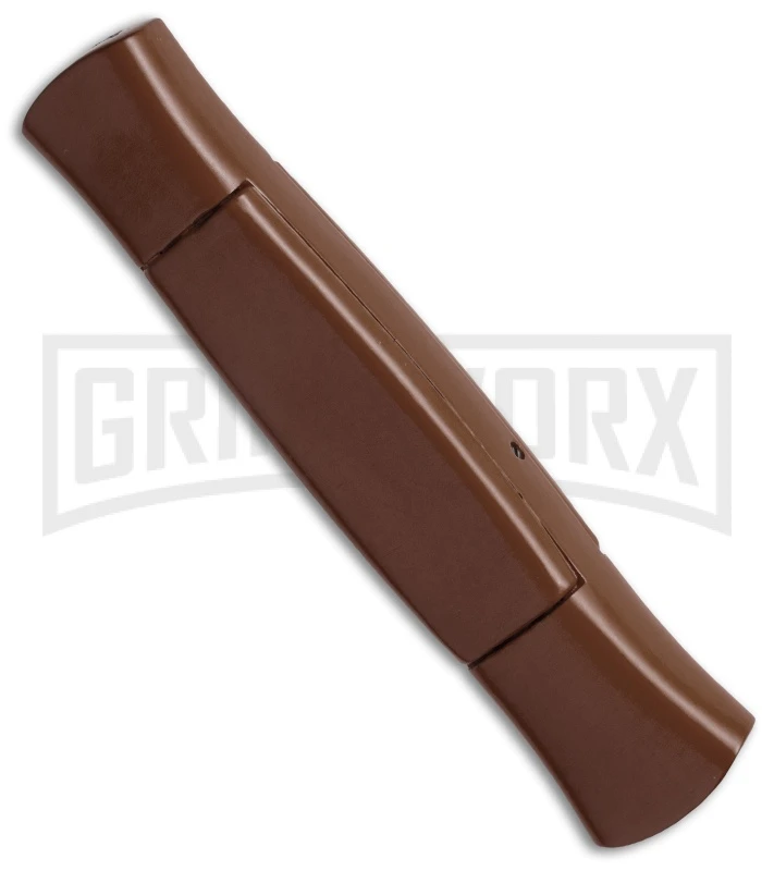 AKC 077 Concord Brown OTF Automatic Knife - Black Plain 5 AKC 077 Concord Brown OTF Automatic Knife - Black Plain - Image 3