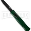 AKC 077 Concord Dark Green OTF Automatic Knife - Black Plain 1 AKC 077 Concord Dark Green OTF Automatic Knife - Black Plain -AKC Knives Shop akc 077 otf dark green black plain cm large