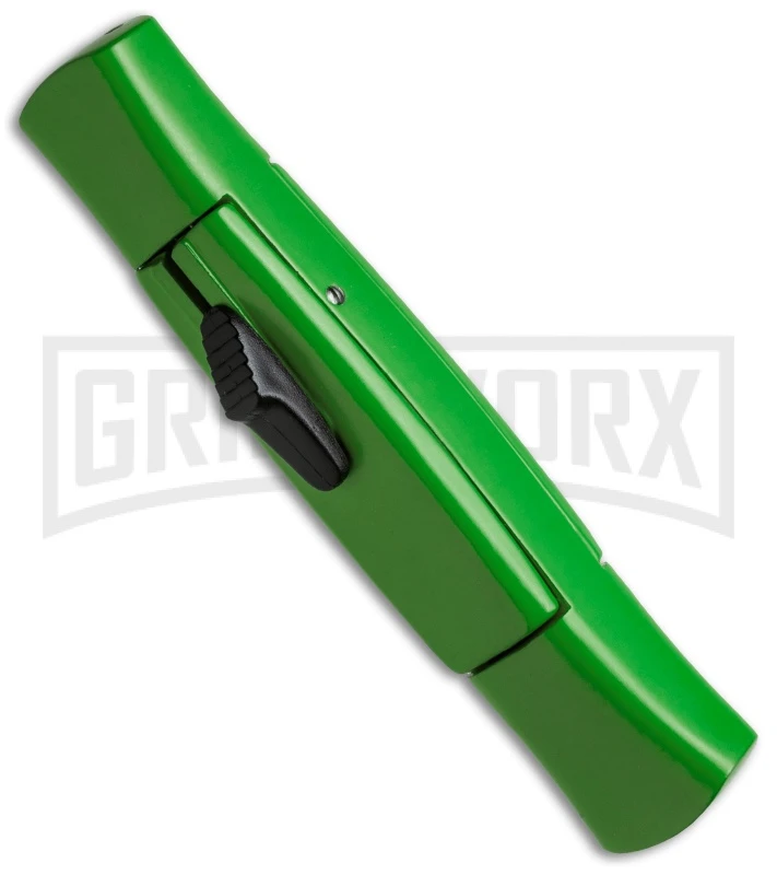 AKC 077 Concord Lime Green OTF Automatic Knife - Black Plain 4 AKC 077 Concord Lime Green OTF Automatic Knife - Black Plain - Image 2