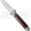 AKC 8" Shot Shell Puller Lever Lock Cocobolo Wood Automatic Knife - Flat 2 AKC 8" Shot Shell Puller Lever Lock Cocobolo Wood Automatic Knife - Flat -AKC Knives Shop akc 8 cocobolo shot plain jm large