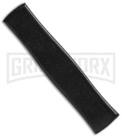 AKC Minion Concord Zebra OTF Automatic Knife - Black Flat -AKC Knives Shop akc mini concord zebra flat back cm large