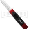 AKC Minion Concord Red/Black OTF Automatic Knife - Dagger Satin Plain 2 AKC Minion Concord Red/Black OTF Automatic Knife - Dagger Satin Plain -AKC Knives Shop akc minion red black dagger cm bhq 31090 large