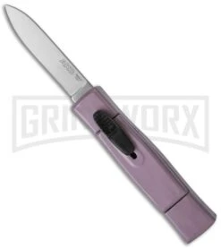 AKC Minion Concord Purple OTF Automatic Knife - Satin Plain