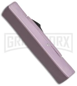 AKC Minion Concord Purple OTF Automatic Knife - Satin Plain 7 AKC Minion Concord Purple OTF Automatic Knife - Satin Plain -AKC Knives Shop akc minion satin flat purple BHQ 36362 dl side large