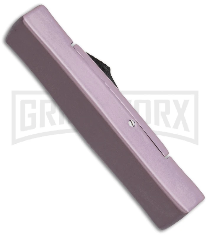 AKC Minion Concord Purple OTF Automatic Knife - Satin Plain 5 AKC Minion Concord Purple OTF Automatic Knife - Satin Plain - Image 3
