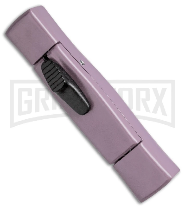 AKC Minion Concord Purple OTF Automatic Knife - Satin Plain 4 AKC Minion Concord Purple OTF Automatic Knife - Satin Plain - Image 2